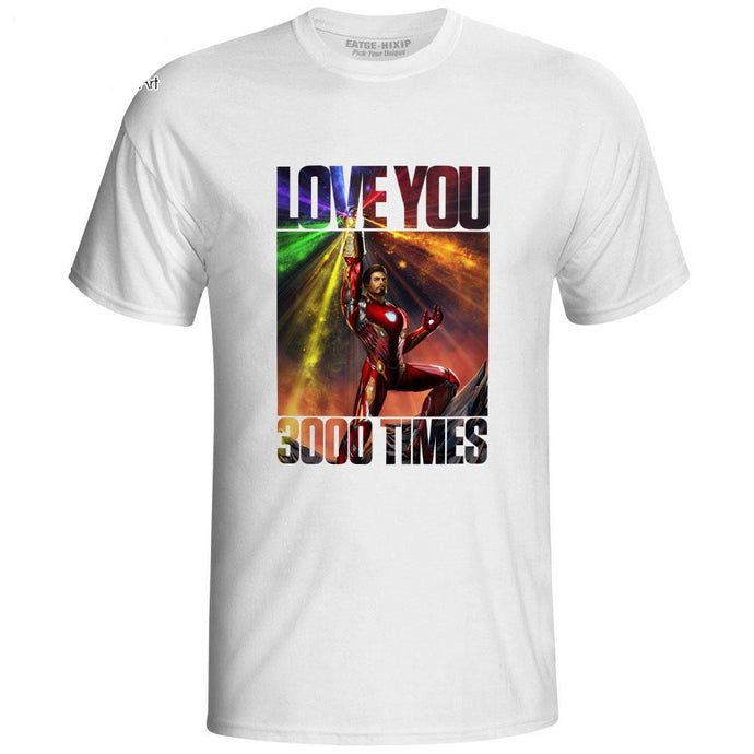 I Love You 3000 Times T-shirt Ironman